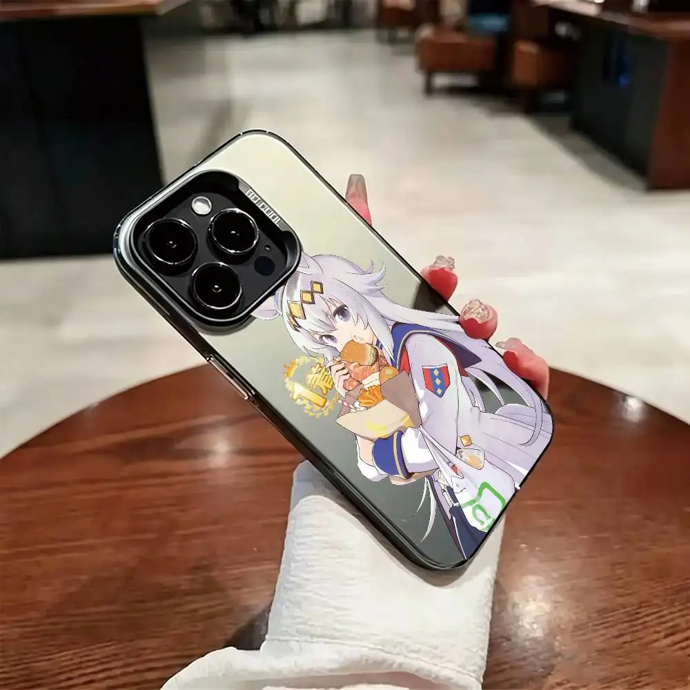 Oguri Cap Tamamo Cross UMA Phone Case For iPhone 17,16,15,14,13,12,11 Plus,Pro Max,XS,Colored Silver Plated Inside Cover