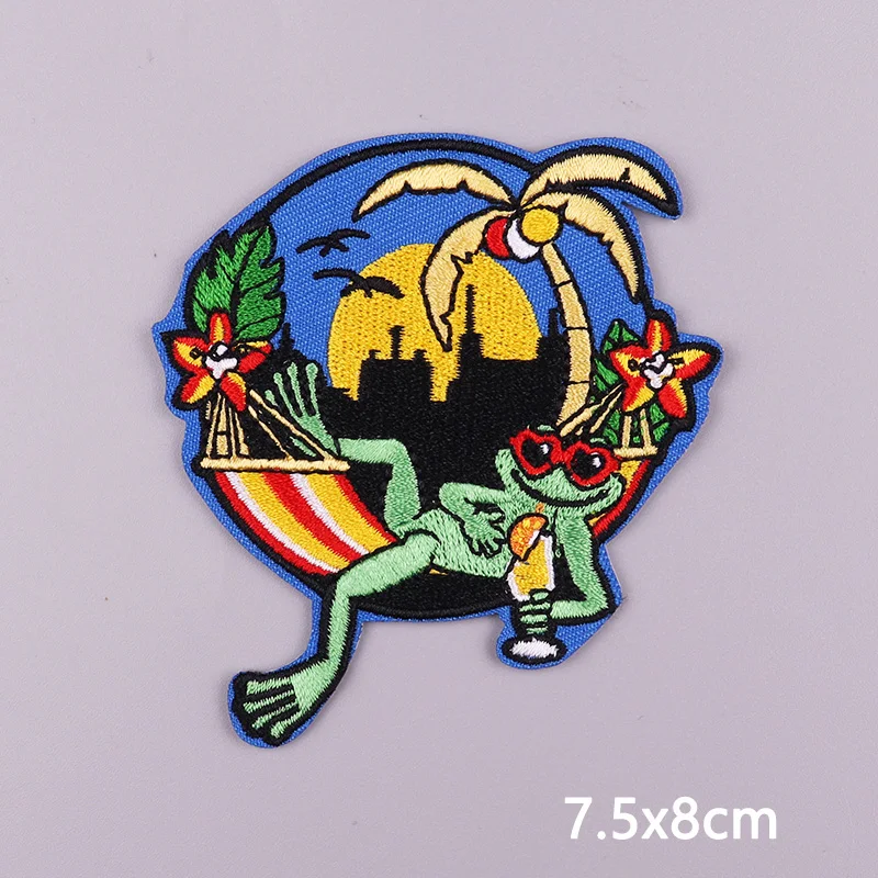 2025 New Design Oeteldonk Emblem Embroidered Patches For Clothing Netherland Carnival Iron on Patch Sew On Applique Patch DIY