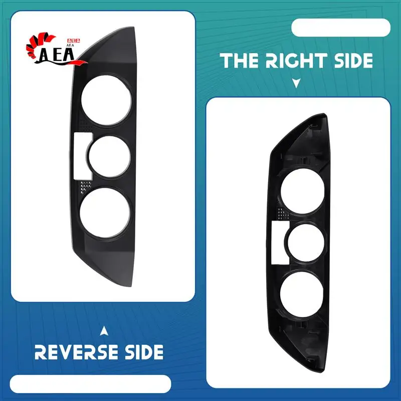 

AEA0-Car Black Front Dashboard AC Heater Control Panel Trim Cover Cap Fit For Polo 9N 2002-2010 6Q0820075C 1QA