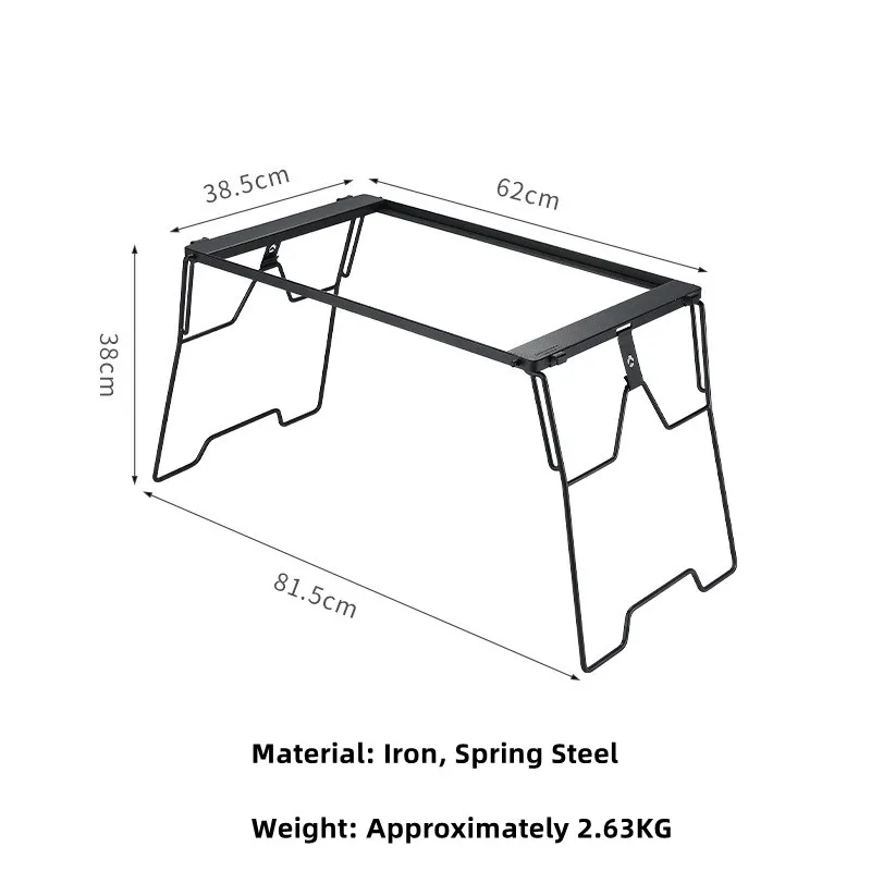 CAMPINGMOON CK-3650-T38 Bridge Table Picnic Combination Tactical IGT Table Camping Lightweight Portable Outdoor Folding Table