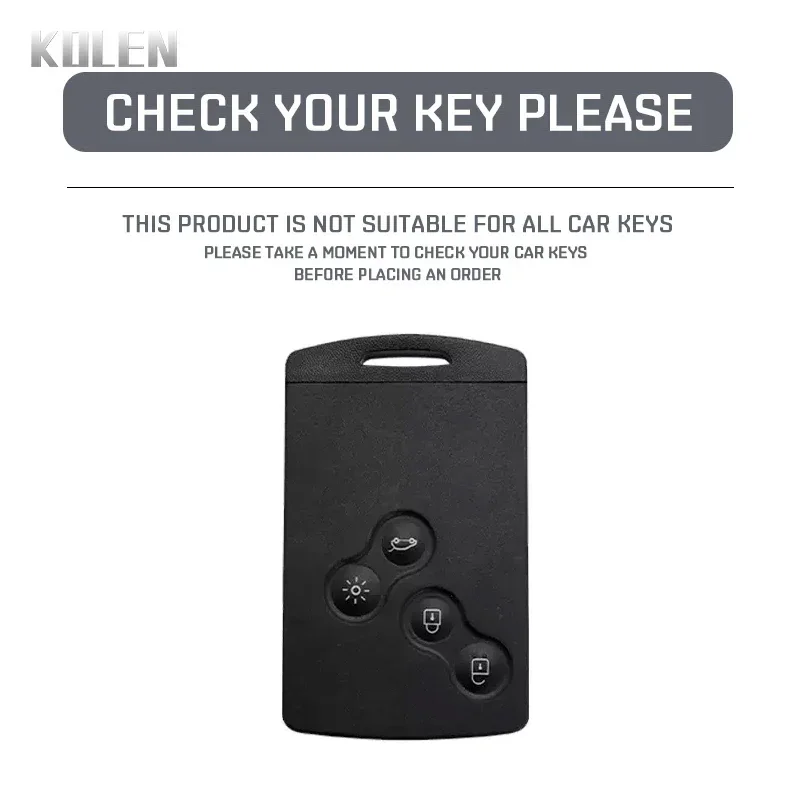 New TPU Car Card Key Case Cover For Renault Clio Laguna Koleos Megane Fluence Zoe Scenic Captur Card Protected Keychain Shell