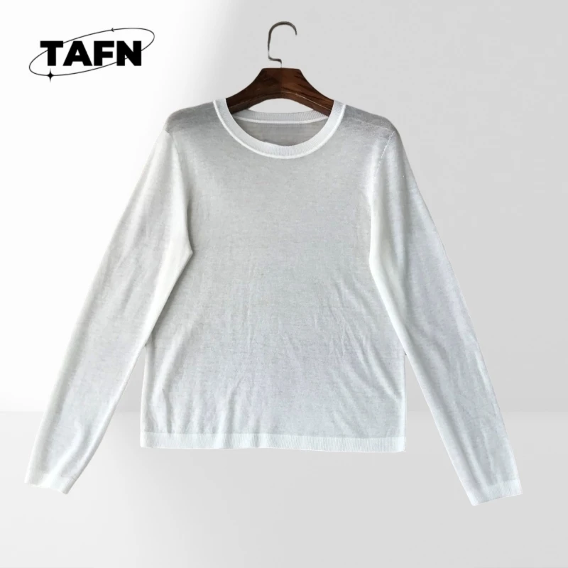 ネックトレンドオールマッチング美しいファッションシンプル25トレンディなヨーロピアンスタイルカシミアセーター春と夏のカジュアルウェア