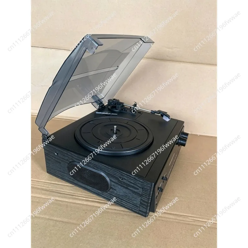 For Brand new European antique vinyl record player, gramophone, two-way Bluetooth, wooden box, radio speaker, aux headphone jack