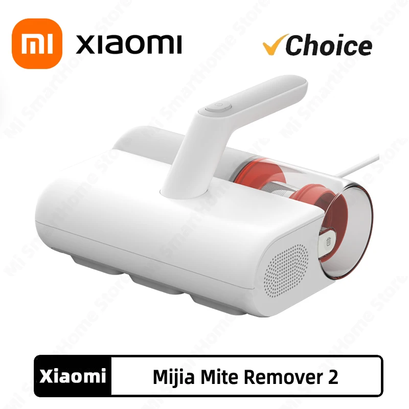 New Xiaomi Mijia Mite Remover 2 UV Irradiation 220V 12000Pa Hurricane Suction Vacuum Cleaner Hot Wind Drying Visual Dust Cup