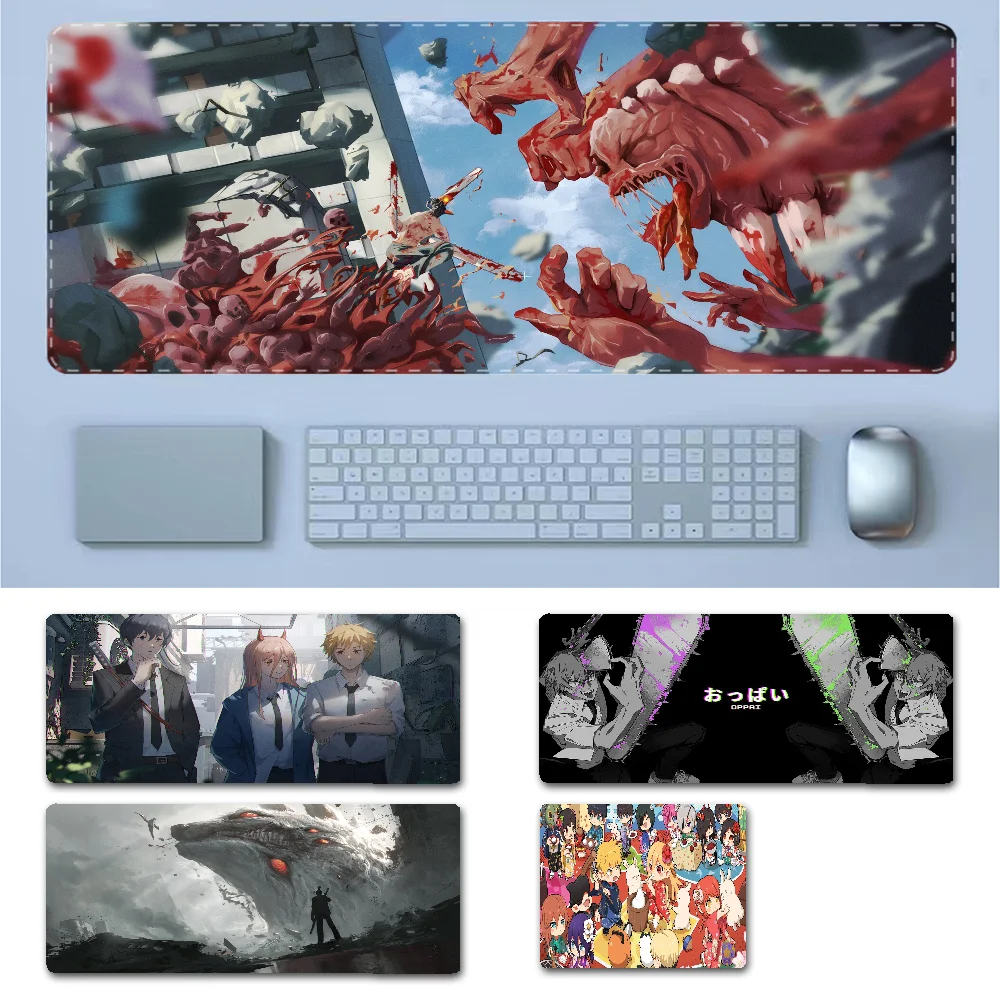 

Chainsaw Man Mousepad Boy Pad Laptop Gaming Mice Mousepad Size for Game Keyboard Pad for Gamer