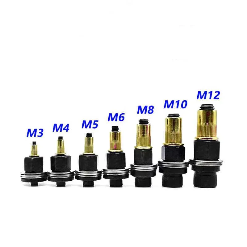 1 buah alat adaptor mur pistol tangan kacang alat pemaku mur Aksesori Model opsional M3 M5 M6 M8 M10