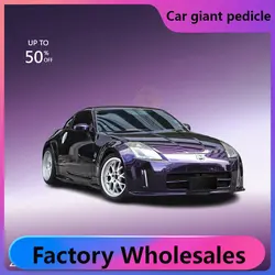 ZHUAIYA Hyper Gloss Metallic Midnight Purple vinyl wrap film avvolgimento del veicolo per car wrap Bubble free facile installazione 1.52 x18m