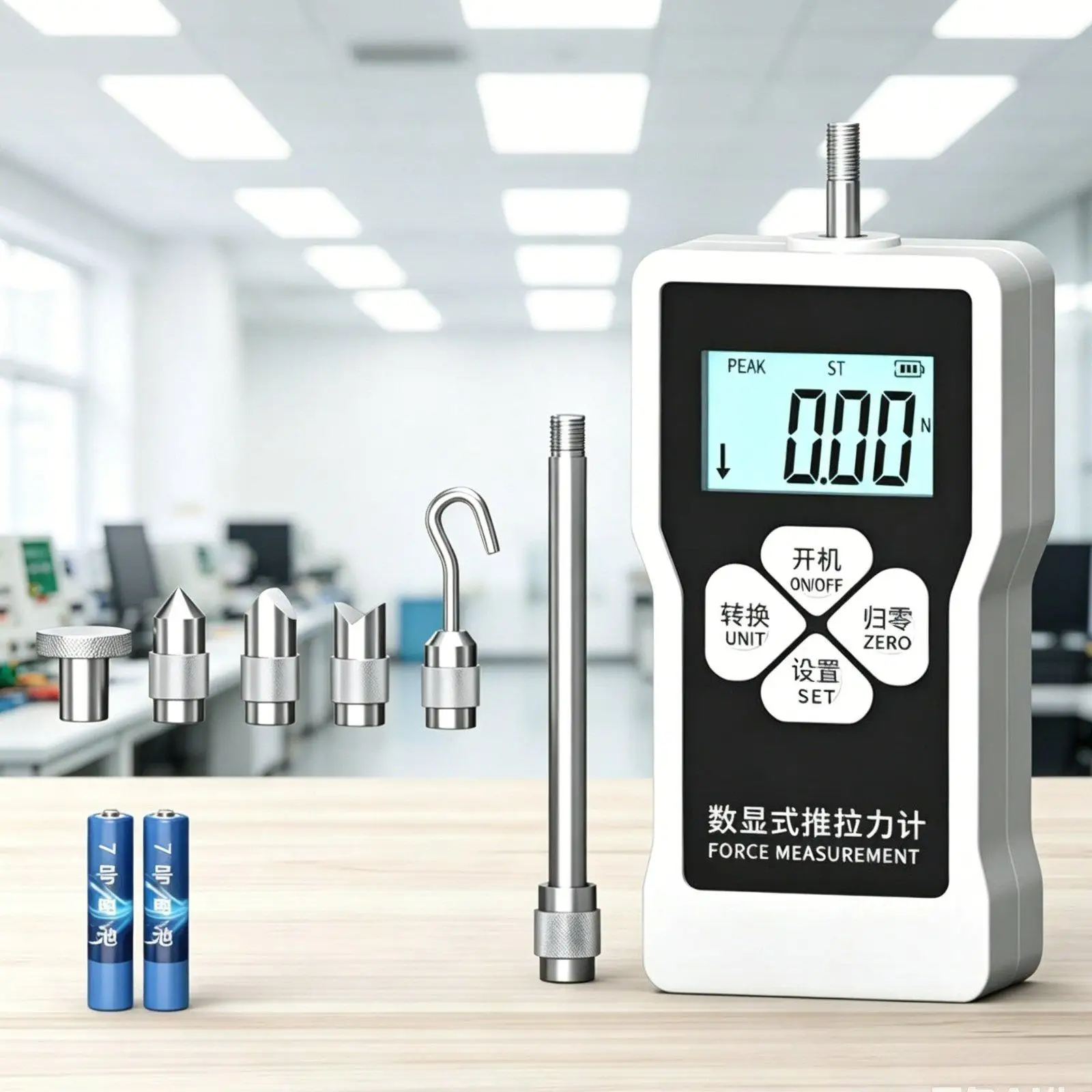 Digital Force Gauge 4 Units Tension Compression Tester Unit-T Conversion