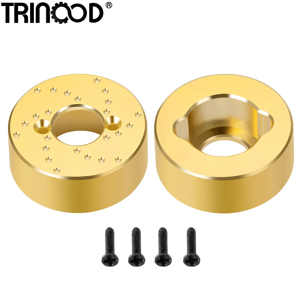 

TRINOOD 1 пара латунных противовесов для задних колес 13 г для радиоуправляемых краулеров 1/30 Axial SCX30, запчасти для тюнинга