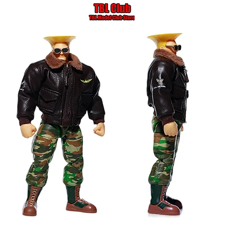 

Jada toys 1/12 Scale Male Clothes Brown Coat Street Martial Arts Competition Boxer Guile For 6-inch Action Figure Soldier