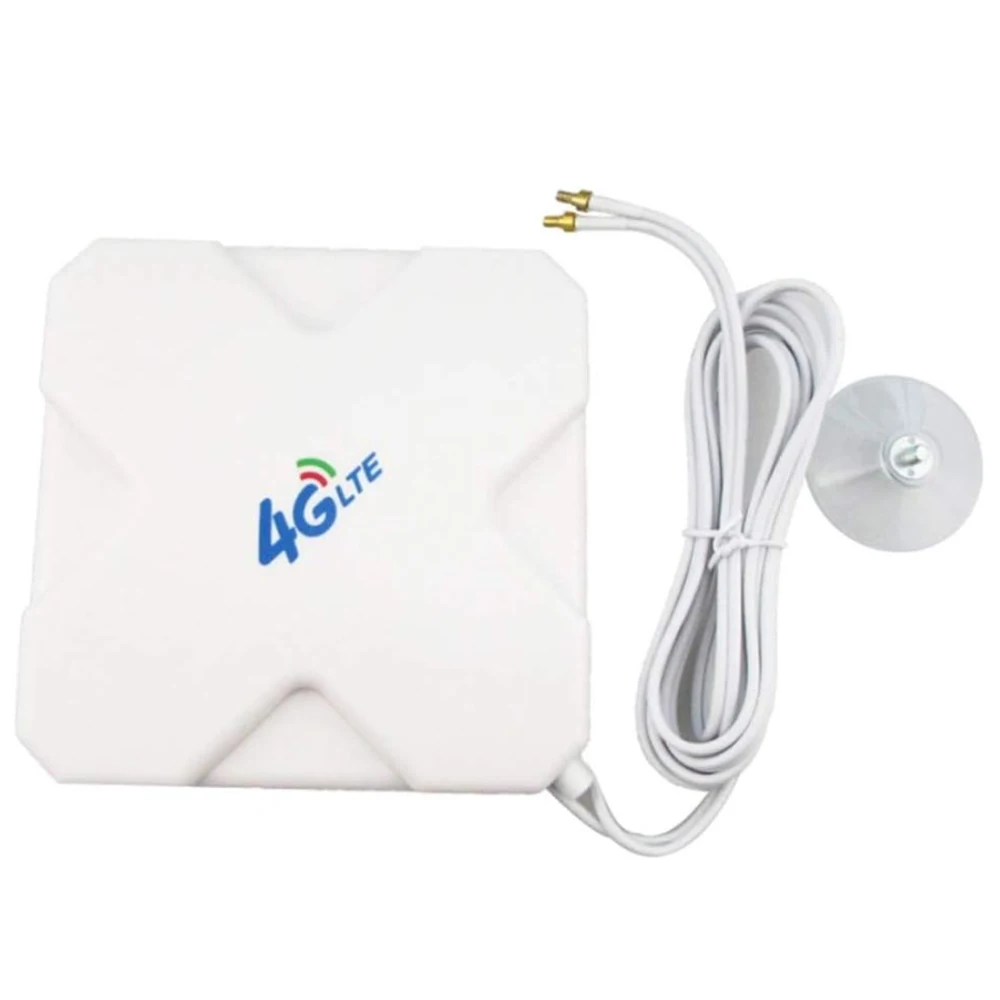 High Gain TS9 3G 4G LTE Outdoor Antenna-35dBi Directional Wide Band MIMO Antenna 700-2700MHz 2 Meters RG174 Panel Antenna
