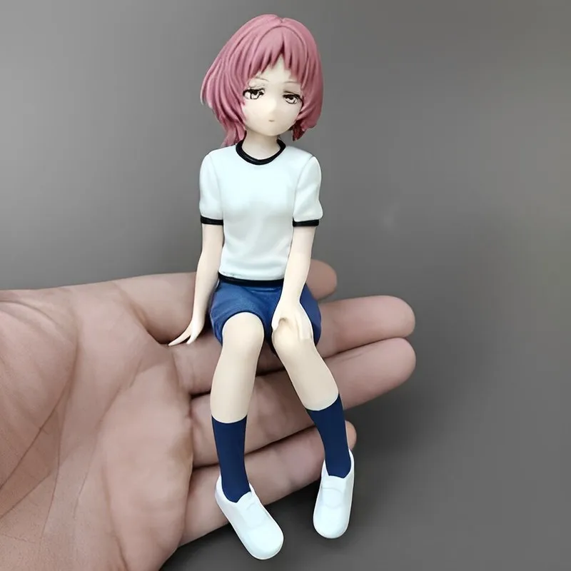 

Sega Anime Figure The I Like Forgot Her Glasses Mie Ai Sitting Pose Prize Collectible Model For Anime Fans Desktop Display