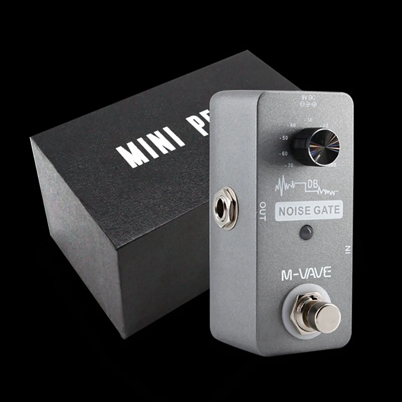 M-VAVE NOISE GATE Guitar/Bass Effect Pedal Music Accessories Pedal Guitar Electric Recording loops delays overloads reverbs