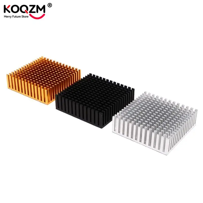 50x50x15MM Aluminum Heatsink Heat Sink Radiator Cooling Cooler For Electronic Chip IC LED Computer With Thermal Conductive Tape