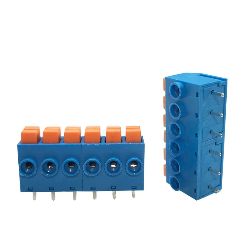 Quick Plug Circuit Board Wiring Terminal Thread-free Button Type Da270-01 Self-locking Wiring Terminal