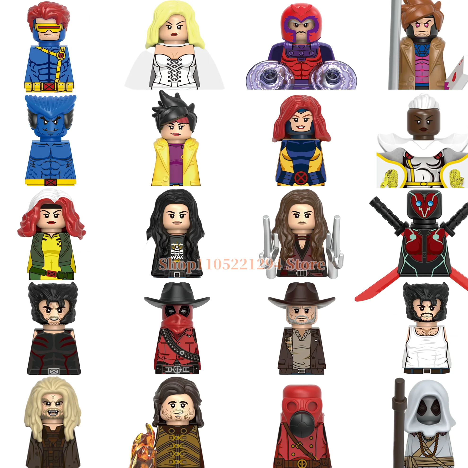 Beast Kingdom-Superhero building blocks toys Collecting hobby MINI brick toys Assemble toys Suitable as a gift