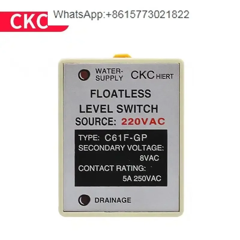 C61F-GP CKC تايوان سونغلينغ ليك-uid مستوى التتابع وحدة تحكم في المستوى المياه التيار المتناوب 220 فولت