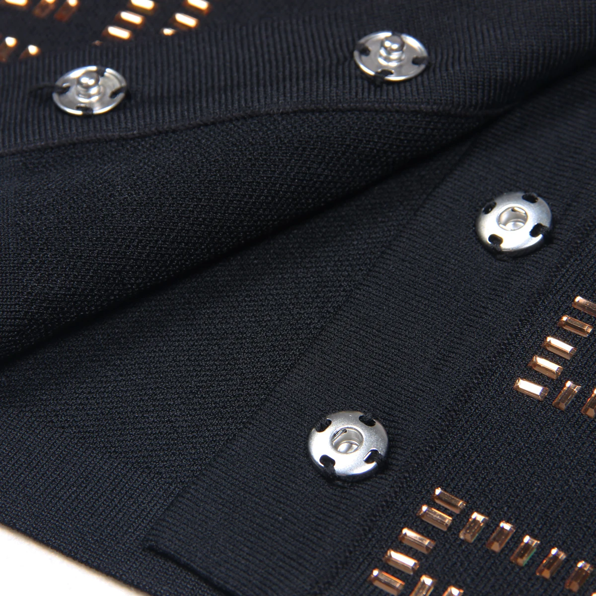 Mantel Wol Modis Baru Musim Semi dan Musim Gugur Mantel Kardigan Rajutan Wanita Lengan Panjang Kerah V Kancing Berlian Panas Tugas Berat