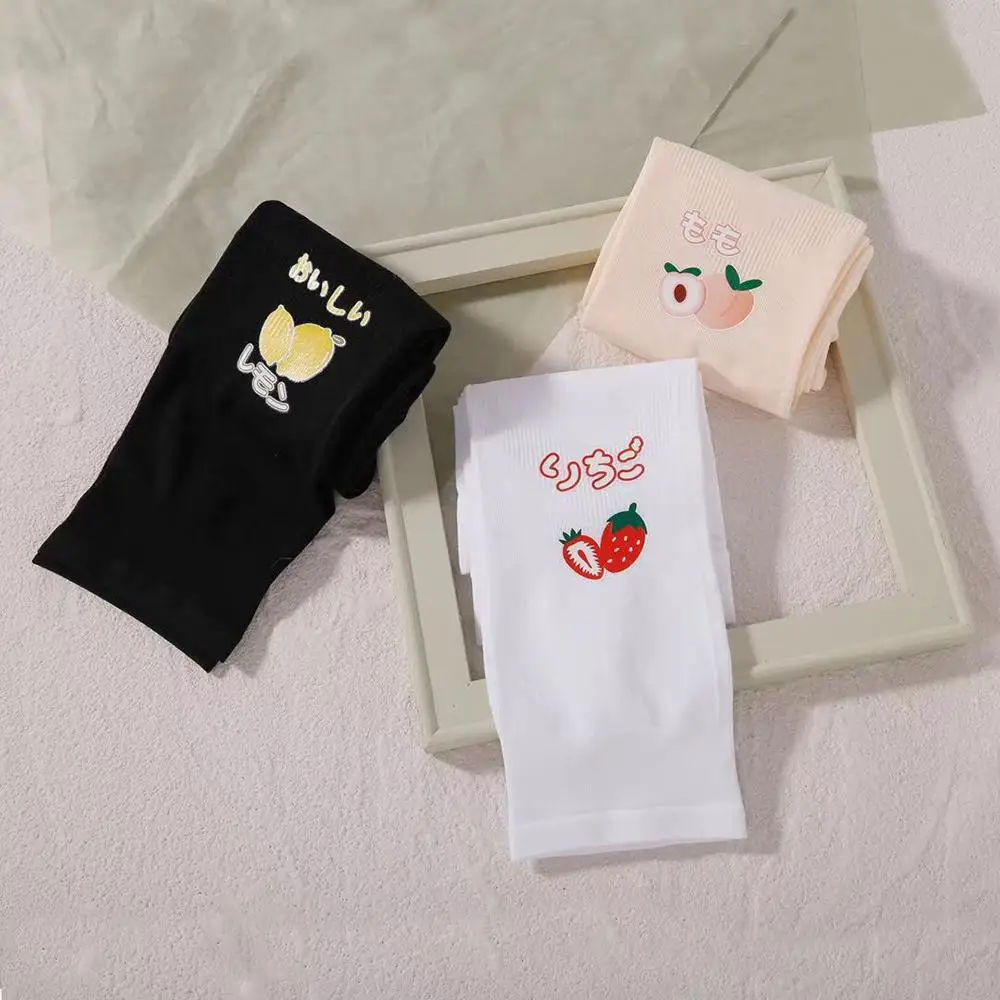 

Cute Cycling Avocado Fruit Strawberry Women Ice Silk sleeve Arm Sleeves Cooling Sleeves Sun UV Protection