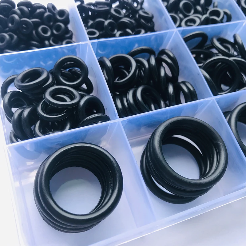 O Ring Oring Rubber Gaskets Seal Ring Nitrile Rubber waterproof High Pressure O-Ring NBR Sealing Elastic Band O Rubber Ring Set