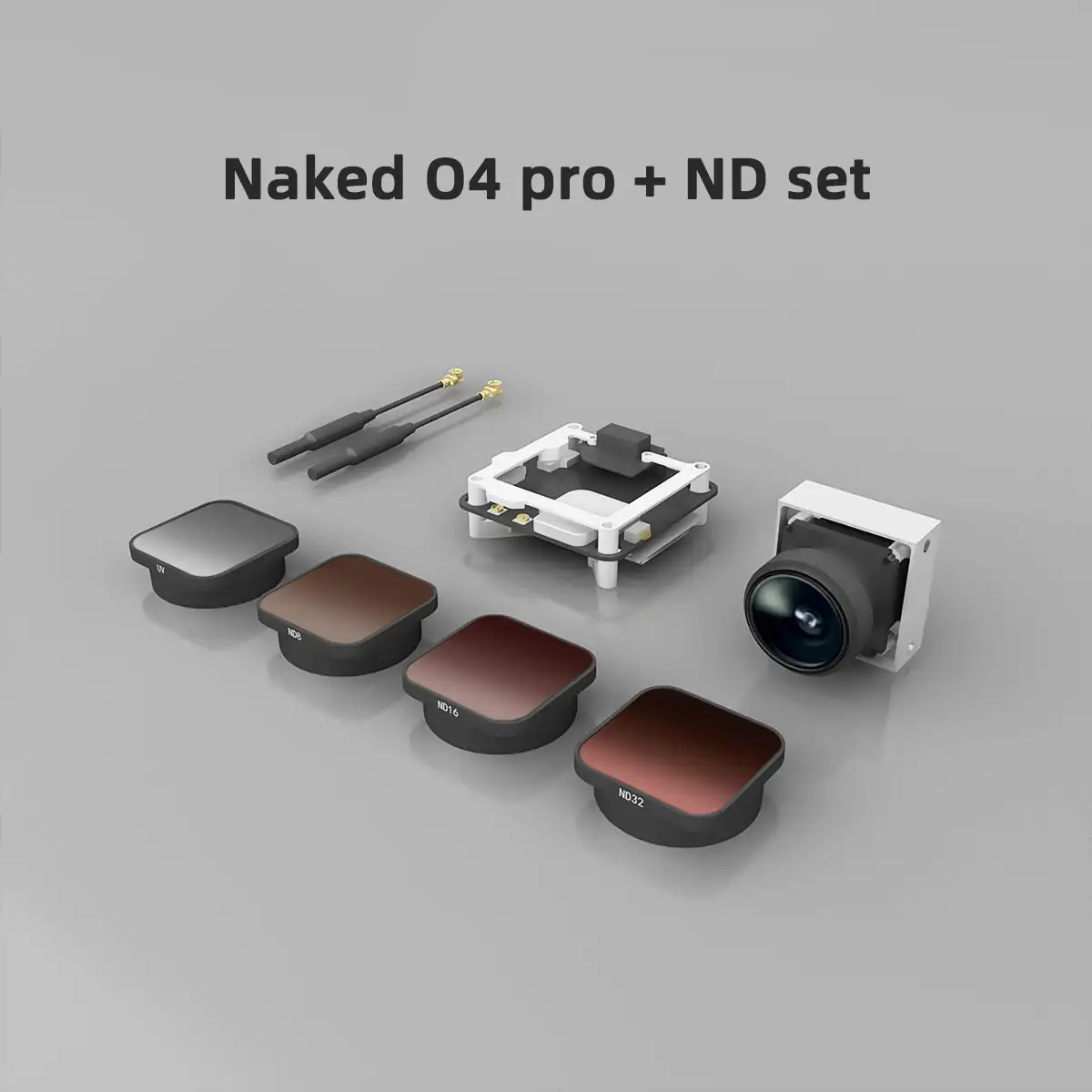 WalleFPV Naked O4 Air Unit Pro\Ultralight O4 Pro with ND Filter Set