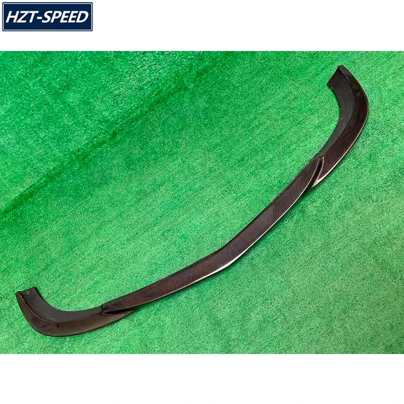 AM Style Carbon Fiber Front Bumper Lip Spoiler Trim For Mercedes Benz W204 C63 Tuning 2012-2014