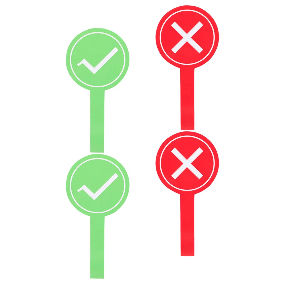 Voting Paddles Yes Or No Paddles Auction Signs Green Red Answer Paddles True False Sign Boards Teacher Classroom Game