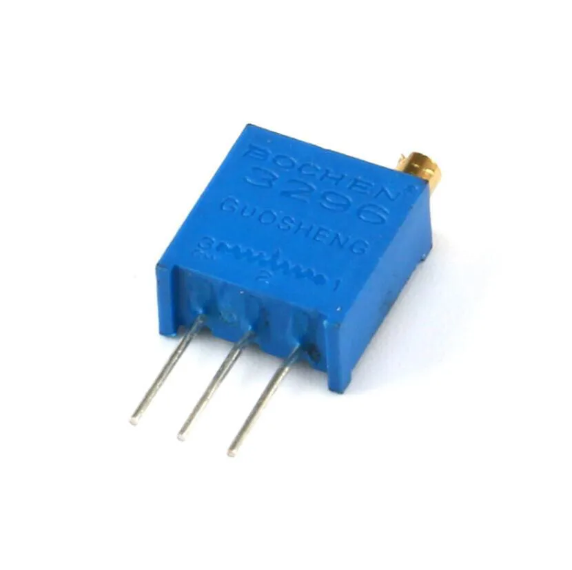 10pcs 3296W Top adjusting resistors/potentiometers 1K2K5K10K20K50K100K500K-2M