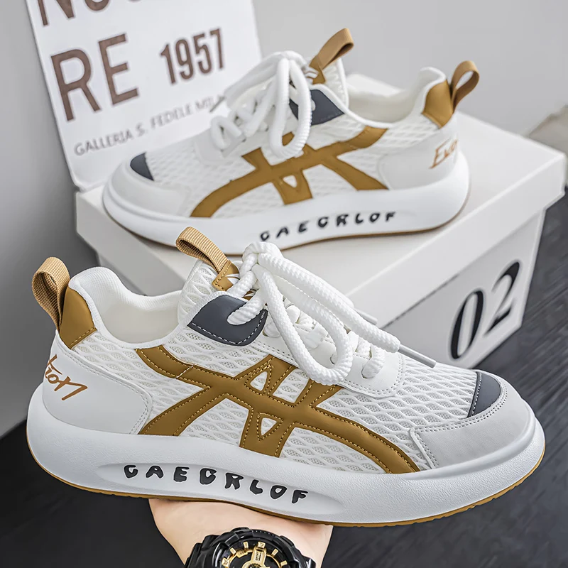 

Mesh Men's Shoes Autumn New Classic Versatile Forrest Gump Shoes Trend Fashion Casual Shoes Student Four Season Board Shoes