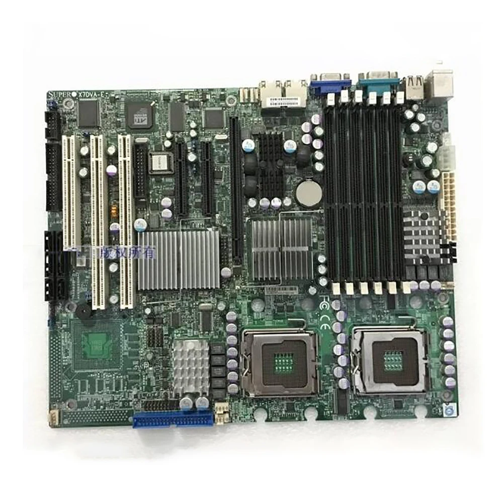Bulk Package DDR2 Server Motherboard X7DVA-E Perfect Work