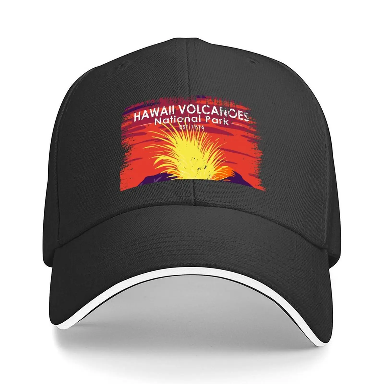 

Hawaii Volcanoes National Park Vintage Baseball Cap beach hat Ball Cap Snapback Cap Men's Luxury Women's