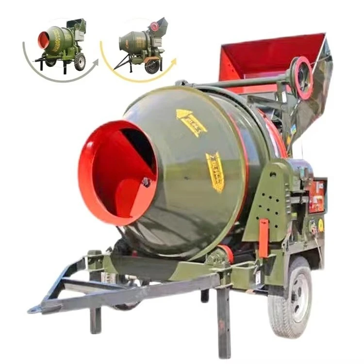 Trailer Mounted Mobile Concrete Mixer With Pump 110v 220v 240v 380v Portable Cement Concrete Mixing Machinery for Sale