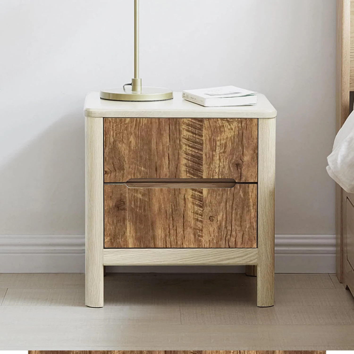 

55 см виниловые водонепроницаемые 3D наклейки под дерево для гардероба, шкафа, стола, мебели, самоклеящиеся обои из ПВХ, домашний декор