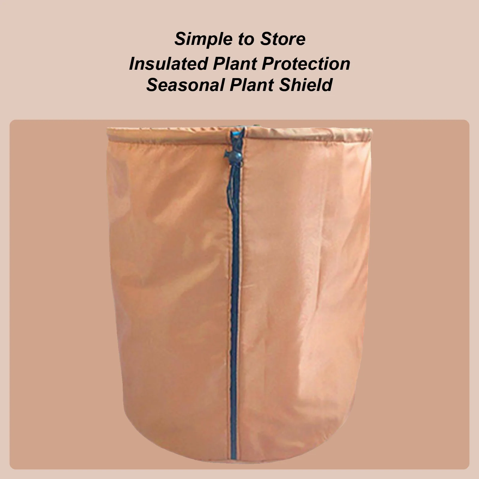 

Winter Plant Pot Covers Freeze Protection Warm Protection Cover Warm Pot Protectors With Drawstring Zip For Outdoor Winter