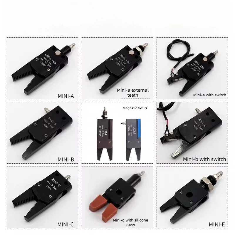 Mini Pneumatic Gripper A/B/C/D/E J1060/J1080 Manipulator Accessory for Injection Molding Machine Sprue Gripping
