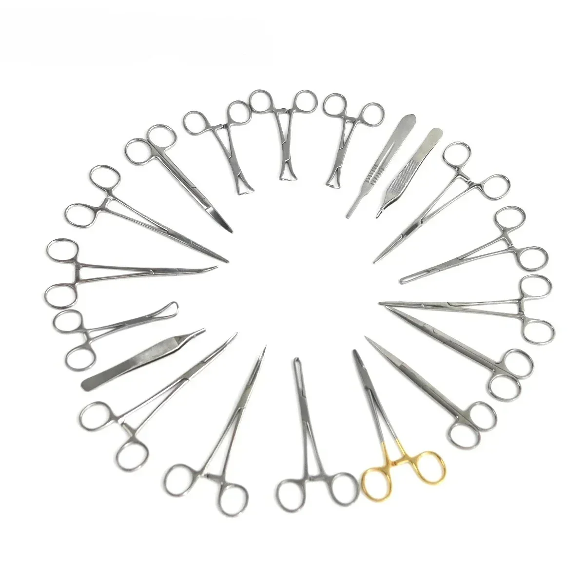 Angular Scissors Surgical Instruments General Surgery Laparotomy Sets Veterinary Soft Tissue  Instrument Set