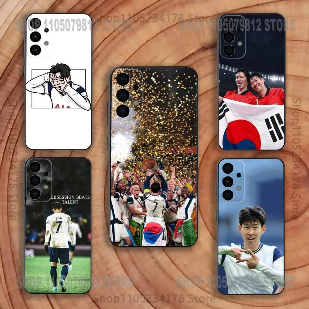 Korea Phone Case for Samsung S26 S24 S22 S25 Ultra S9 S20 FE S23 Plus Son 7 H-Heung-mins Football S10 S21 Shockproof Funda Cover