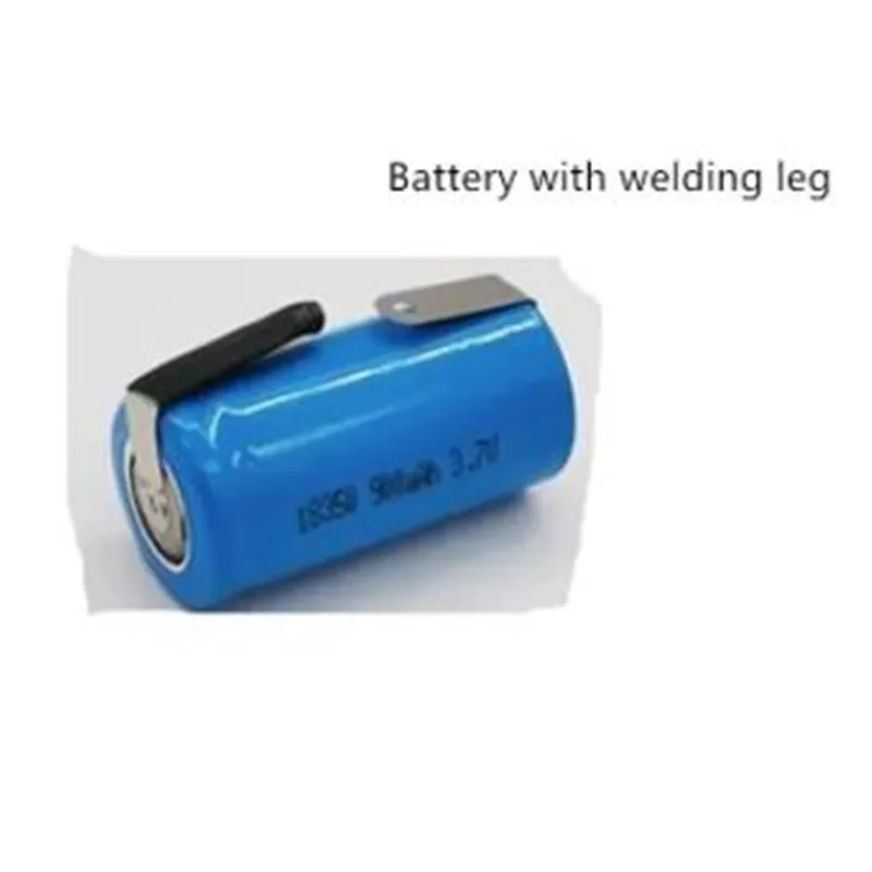 3 ชิ้น/ล็อต 3.7V 18350 900MAh แบตเตอรี่ลิเธียม Li-Ion แบบชาร์จไฟได้