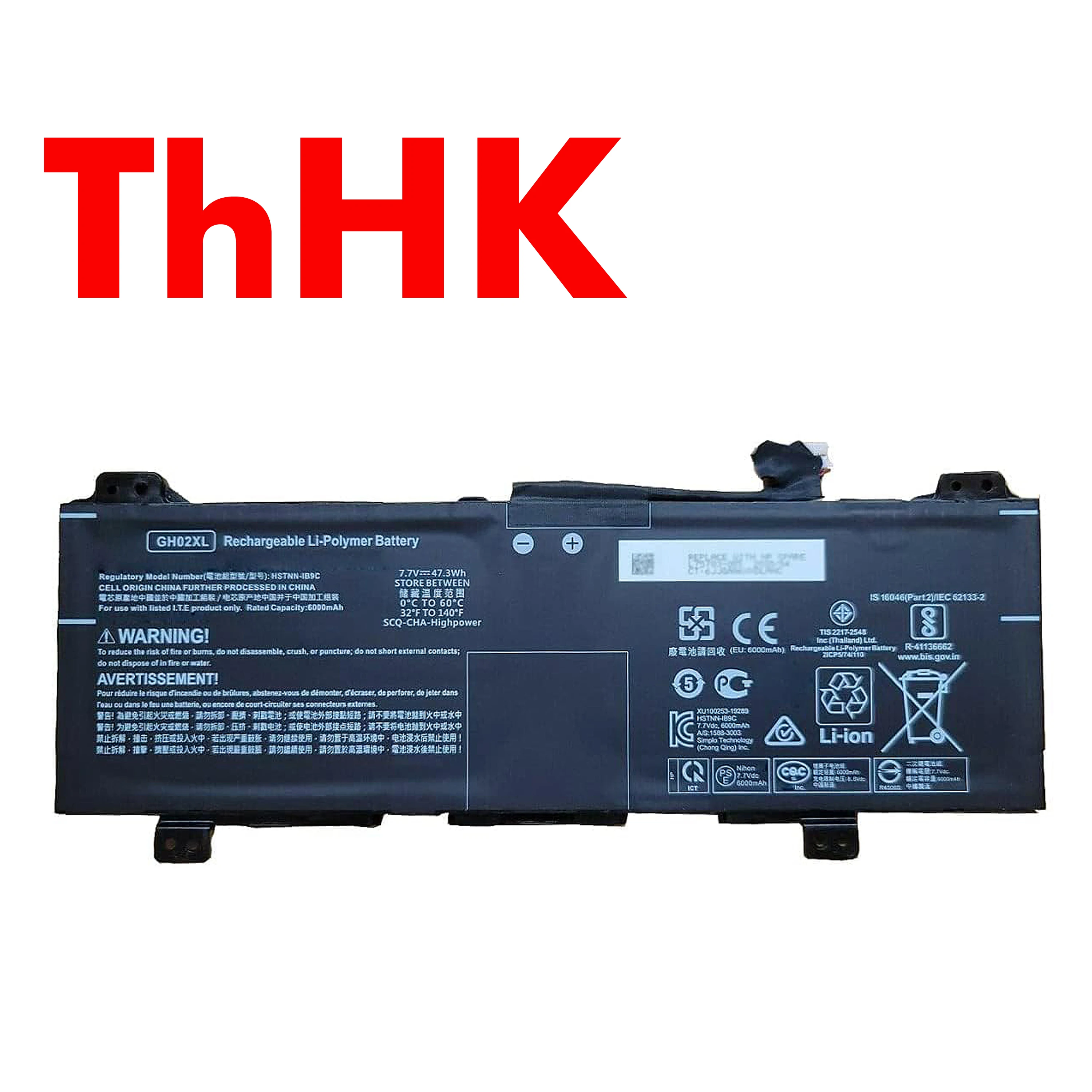 Genuine Original GH02XL GHO2XL HSTNN-DB9M L75253-271 Battery For HP Chromebook 11 11A G8 14 G6 X360 11 G3 14AT-NA000