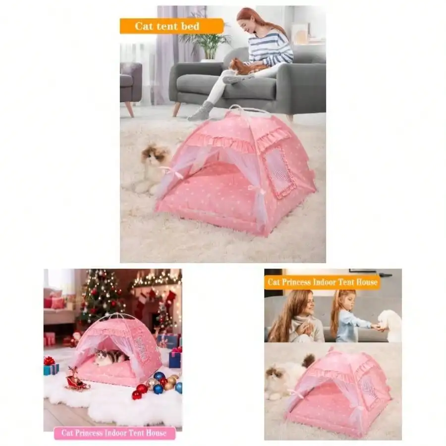 

Милые домики-лежанки для собак, маленькие палатки-гнезда для собак (для дома и улицы), палатки для щенков 15. Дюйм x 15