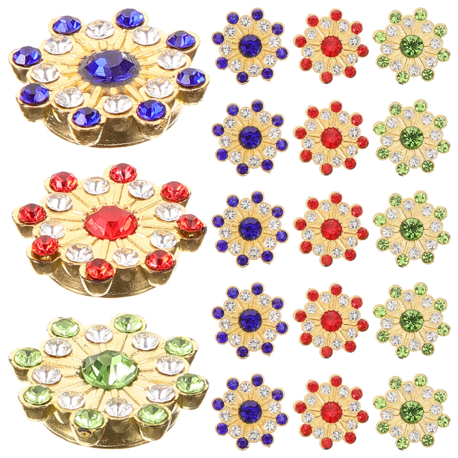 

150Pcs Sunflower Rhinestone Embellishments DIY Accessories for Clothing Shoes Bags Crafts Decorations Rhinestone Charms