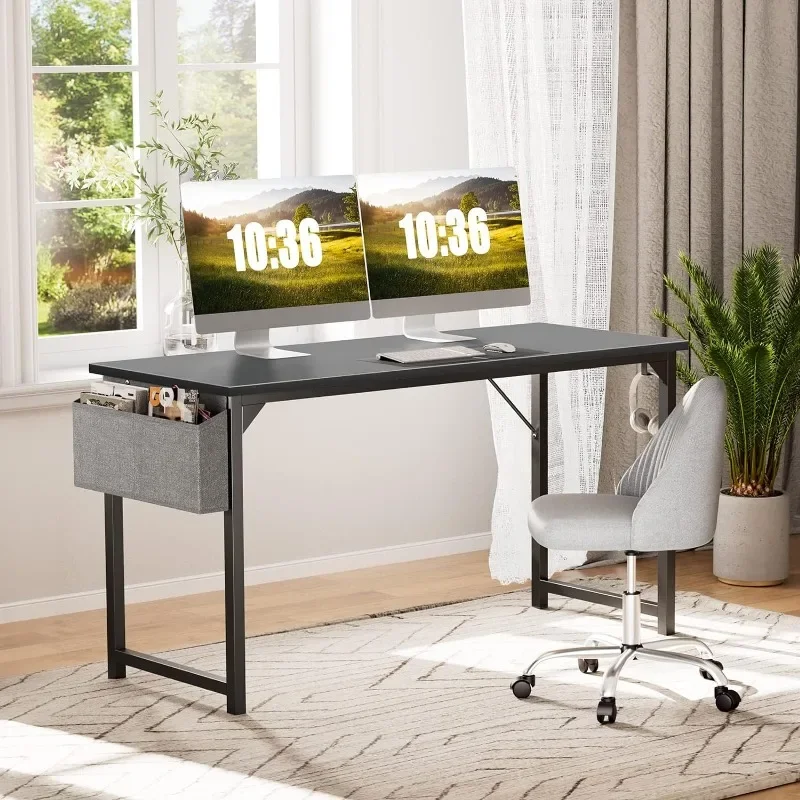 Computer Desk 48 Inch Home Office Desk Writing Desks Work Table Small Space Desk Study Table Modern Simple Style Student Des