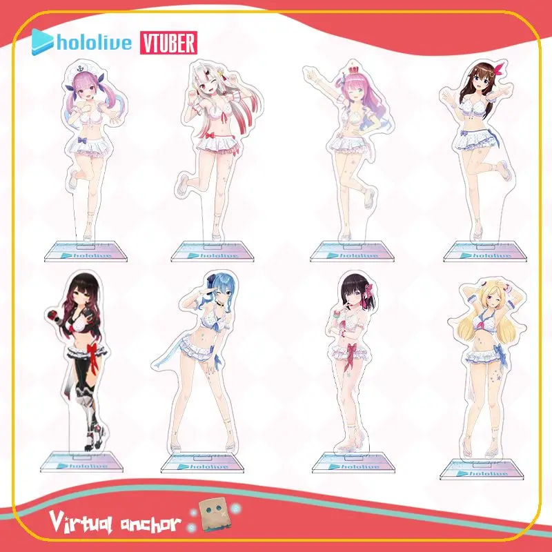 

2024 Hololive Vtuber Roboko-san Sakura Miko hositech Suisei Аниме Фигурка акриловая модель на подставке настольное украшение Коллекция подарков для девочек