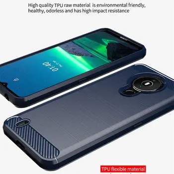 Silikonové měkké pouzdro pro Nokia 1.4 pro Nokia XR20 G20 G10 X10 1.4 5.4 3.4 8.3 6.2 7.2 Kryt TPU s gumovými vlákny, kresbou a tenkým TPU krytem 10 nejlepší prodej Černý kryt pro Nokii G10 - №10