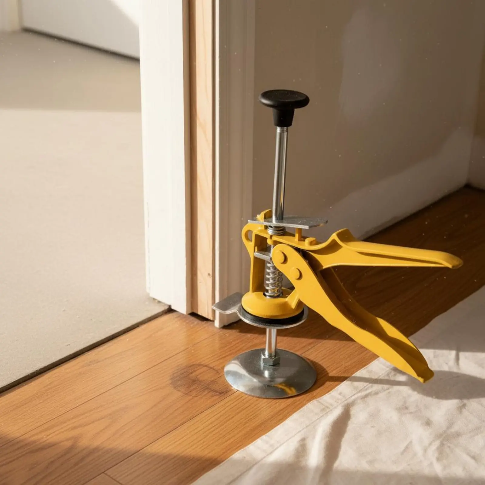 Wall Tile Height Adjuster Easy to Level Tile Height Adjuster Handheld Lifting Tool Heavy Duty Coil-Powered-Loaded for Tilers