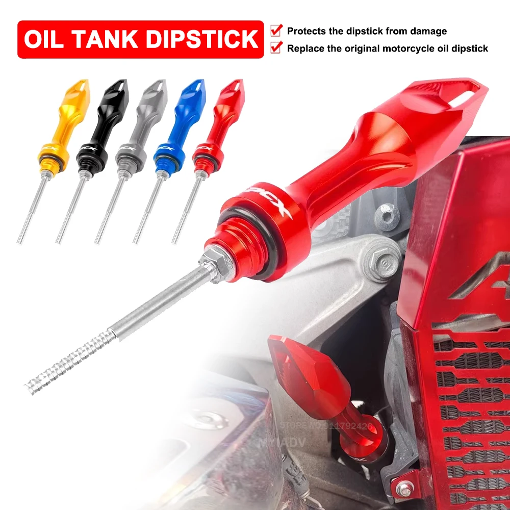For Honda  ADV150 ADV160 ADV350 PCX125 PCX150 PCX160 Motorcycle Aluminum Oil Ruler Probe Level Gauge Engine Oil Tank Dipstick