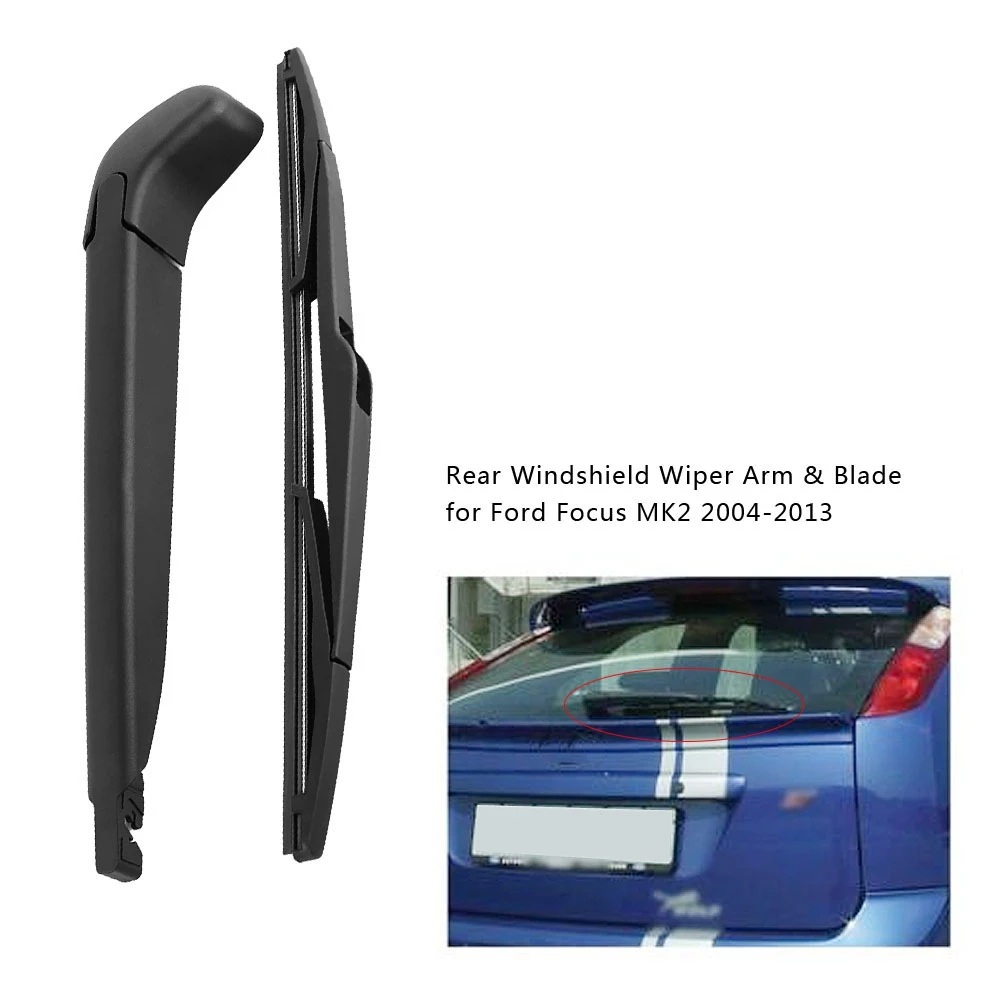 Car Rear Windshield Wiper Arm And Blade Kit For Ford Focus MK2 2006‑2011