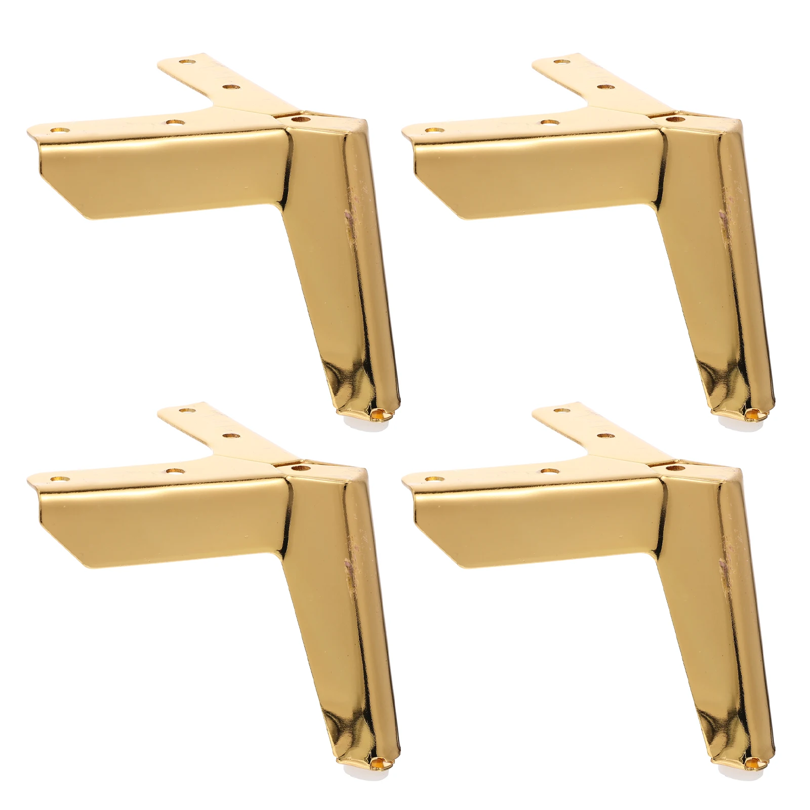 

4 Pcs Furniture Legs Dresser Feet Metal Cabinet Support Table Triangle for Sofa