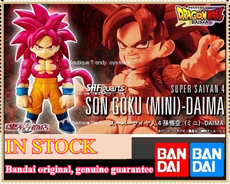 

В наличии: Оригинальная фигурка BANDAI S.H.Figuarts DRAGON BALL SON GOKU MINI SSJ4 SHF в коробке, модель-подарок для детей, упаковка в пенопластовой коробке
