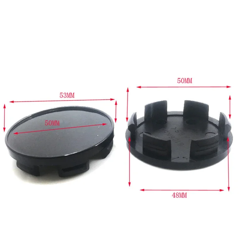 4Pcs 53mm High Quality W Work Car Wheel Center Hub Rim Cap Styling Cover Emblem Badge covers Sticker Decals Styling accessories